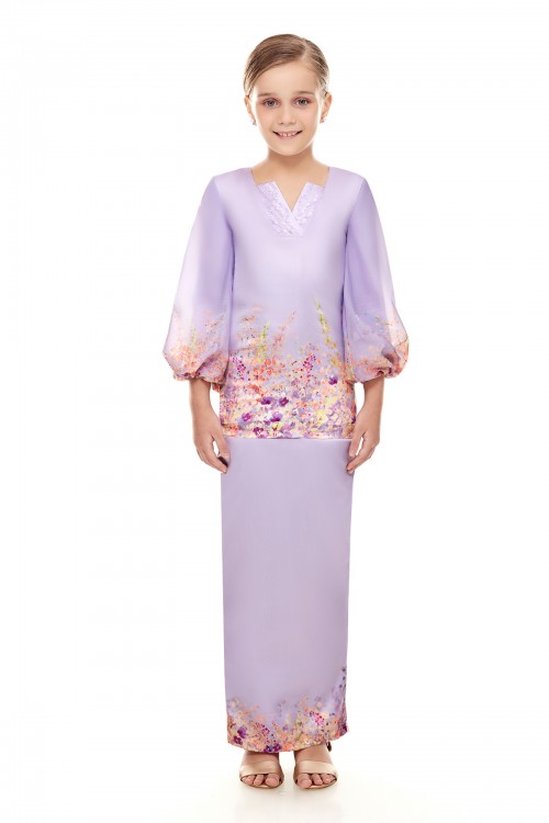 DELANEY KURUNG KIDS IN PURPLE