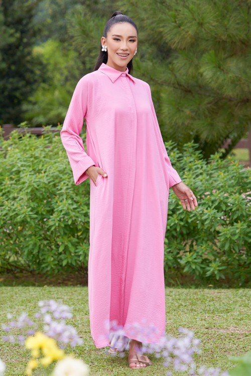 ESTELLE DRESS IN BABY PINK