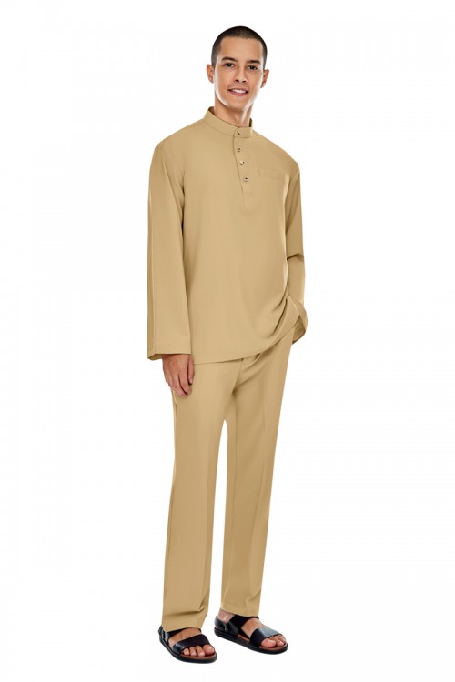 BAJU MELAYU (MATEEN) IN SANDSTONE NUDE