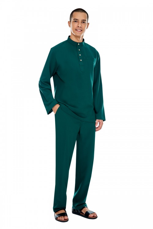 BAJU MELAYU (MATEEN) IN EMERALD GREEEN