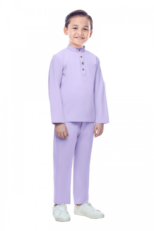 BAJU MELAYU KIDS (MATEEN) IN LAVENDAR