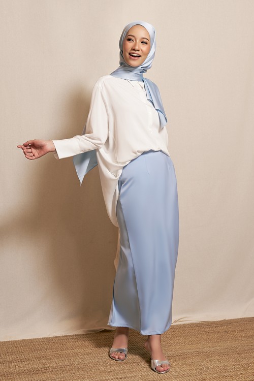 DANICA SKIRT IN SKY BLUE