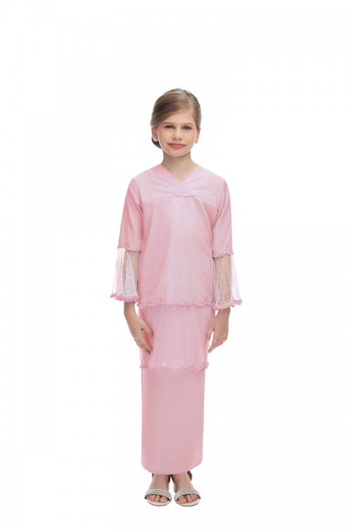 AILISE KURUNG KIDS IN LIGHT PINK