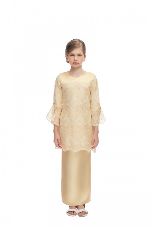 CAROLINE KURUNG KIDS IN YELLOW