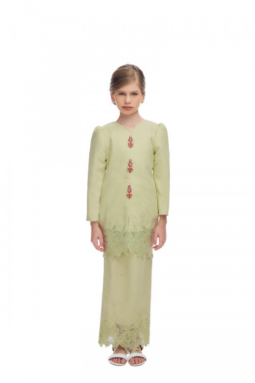 ENSLEY KURUNG KIDS IN LIGHT GREEN