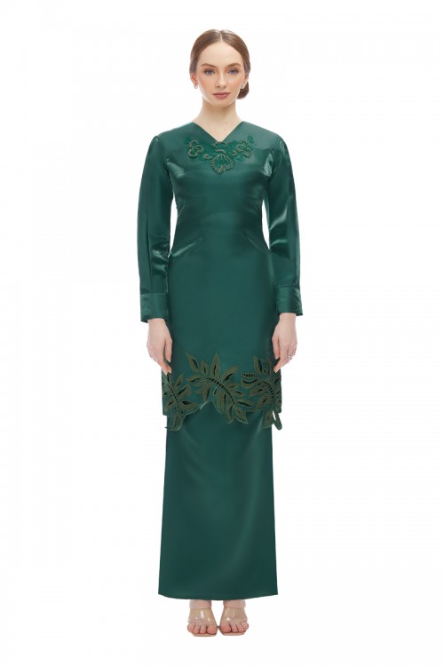 LARISSA KURUNG IN EMERALD GREEN