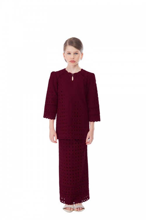 LYDEA KURUNG KIDS IN MAROON