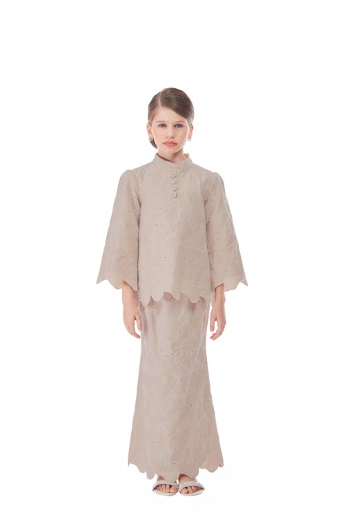 SERENE MINI KURUNG KIDS IN NUDE SAND