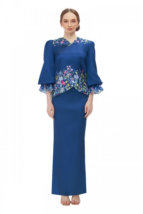 HAILEY MINI KURUNG IN ELECTRIC BLUE