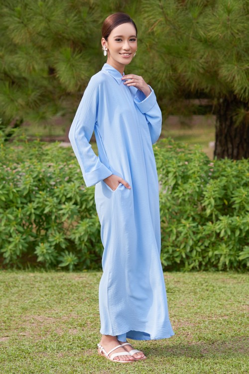 ESTELLE DRESS IN SKY BLUE