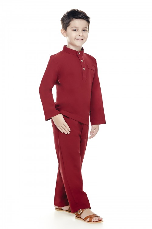 CHARLES CEKAK MUSANG KIDS IN MAROON