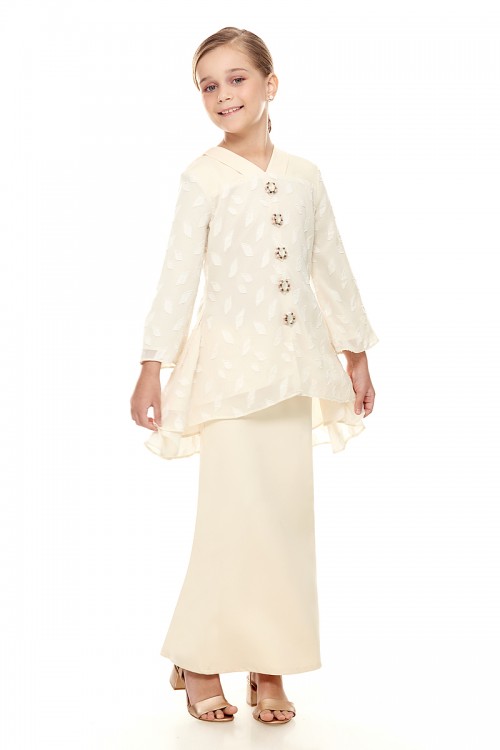 HAURA KURUNG KIDS IN CREAM