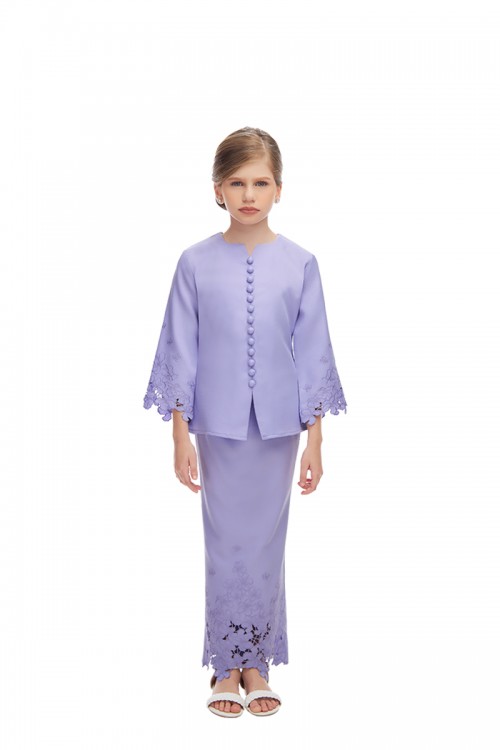 ADELISE KURUNG KIDS IN PURPLE