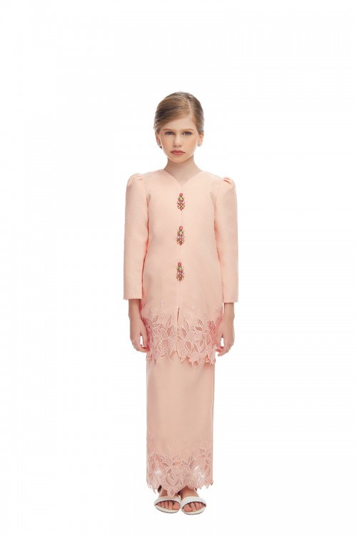 ENSLEY KURUNG KIDS IN LIGHT PEACH