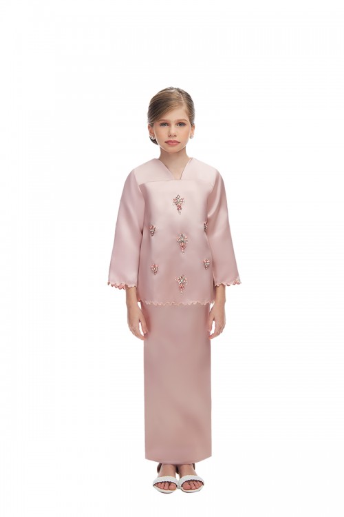 OPHELIA MINI KURUNG KIDS IN PINK