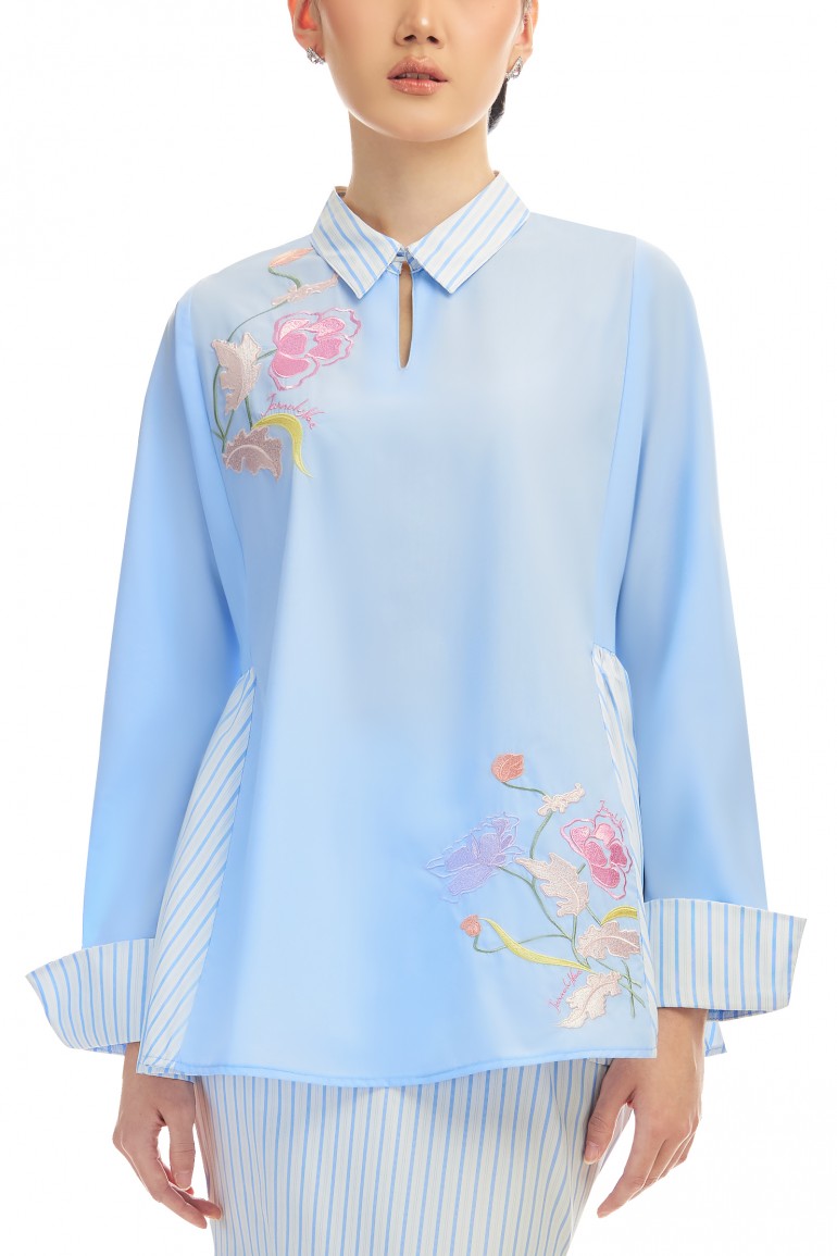 MAYA KURUNG IN SKY BLUE