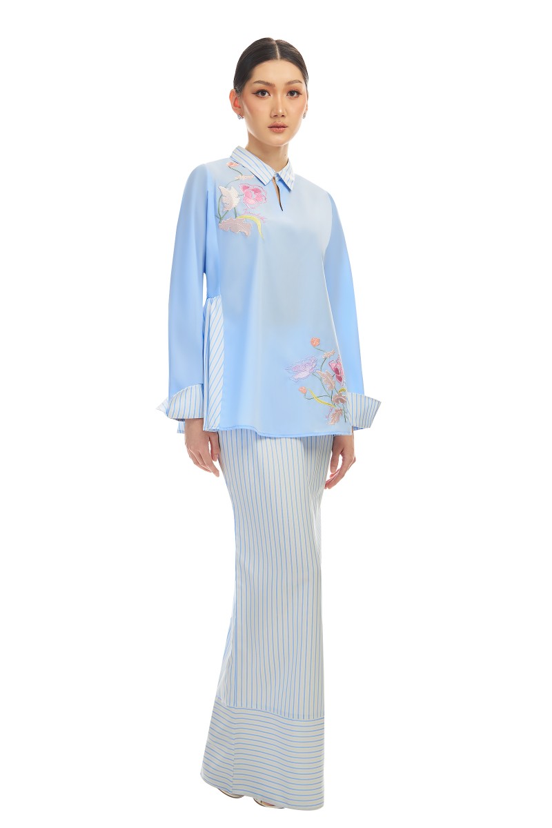 MAYA KURUNG IN SKY BLUE
