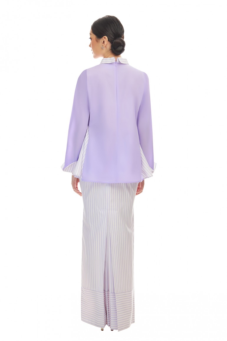 MAYA KURUNG IN PASTEL LILAC