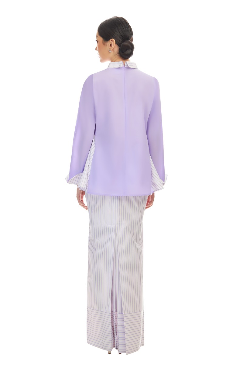 MAYA KURUNG IN PASTEL LILAC