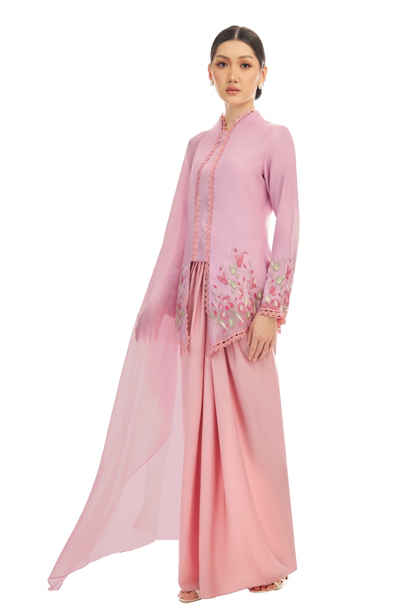 ELVINA KURUNG IN BLUSH PINK