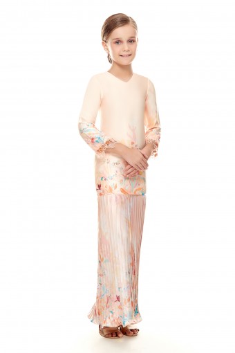 MILEYNN KURUNG KIDS IN SHERBET ORANGE