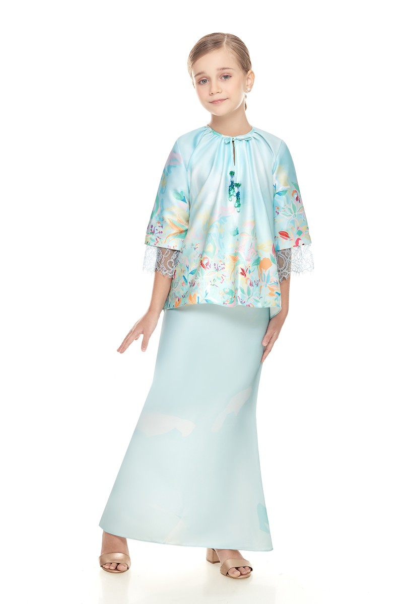 MILEA KURUNG KIDS IN BABY BLUE