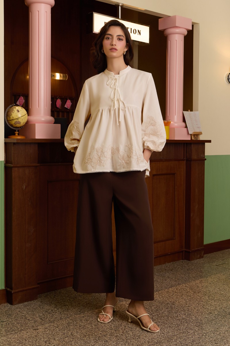 ALANA BLOUSE IN NUDE