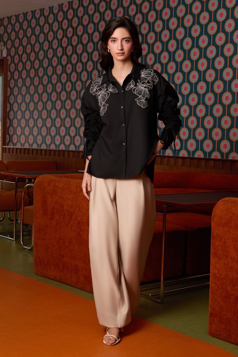 AUDREY BLOUSE IN BLACK