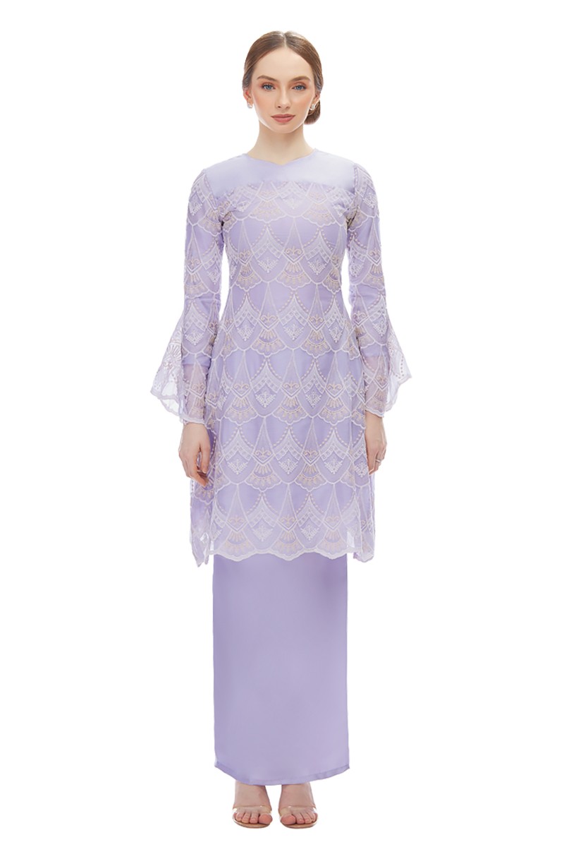 CAROLINE KURUNG IN LILAC - A
