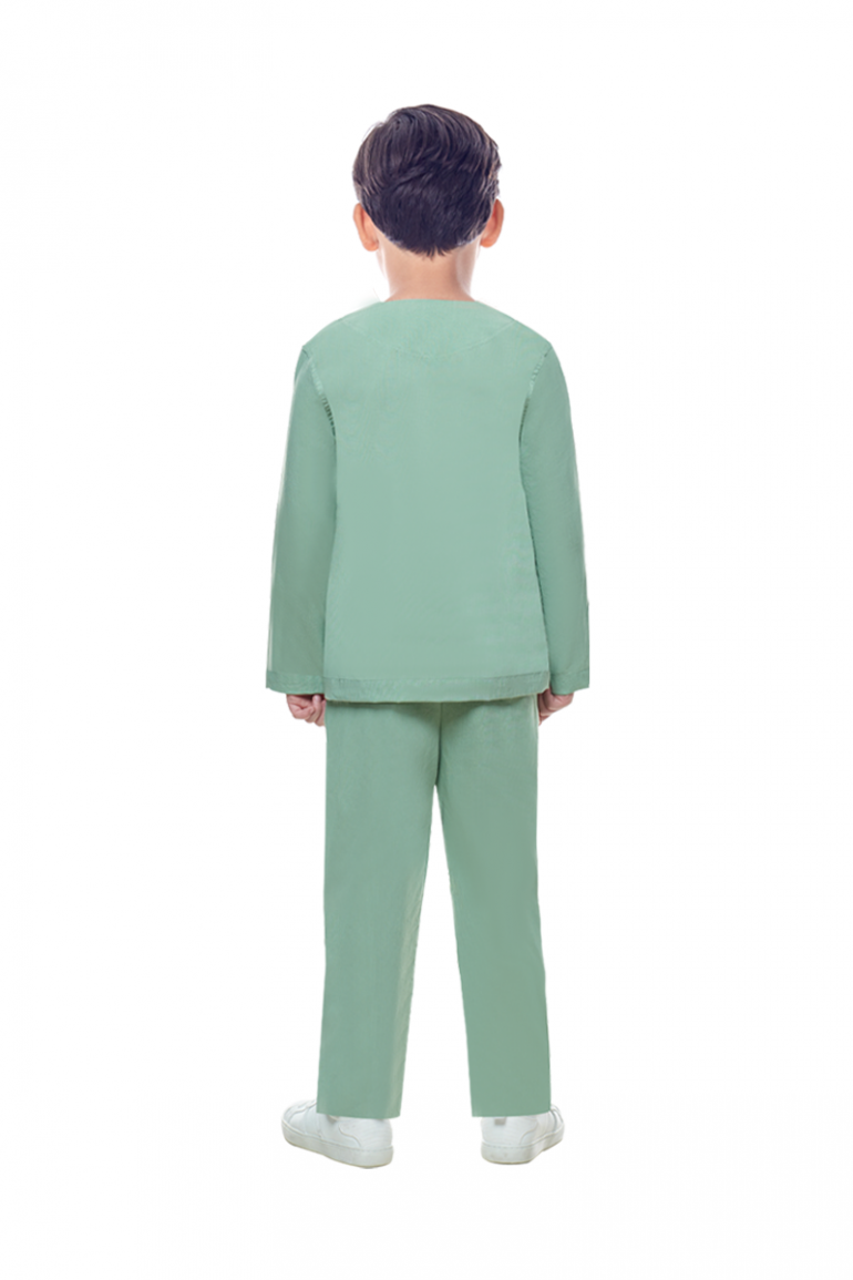 BAJU MELAYU KIDS (ISKANDAR) IN GREEN