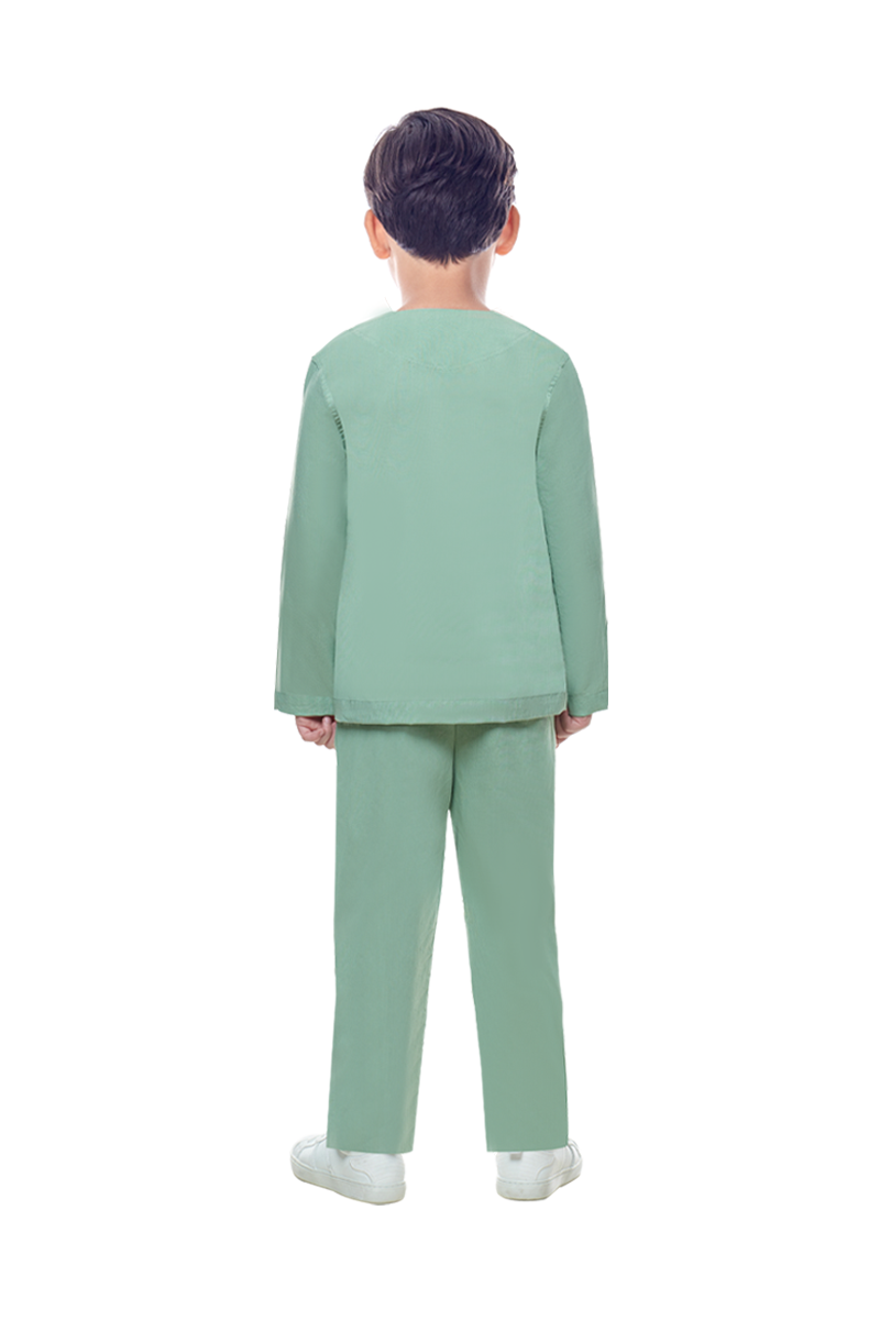 BAJU MELAYU KIDS (ISKANDAR) IN GREEN