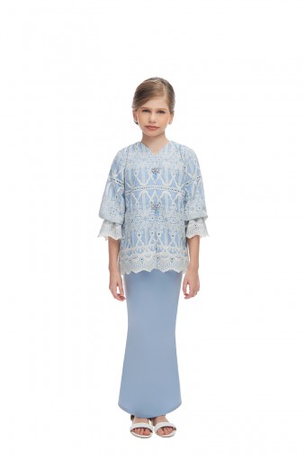 BERNESSA MINI KURUNG KIDS IN BLUE