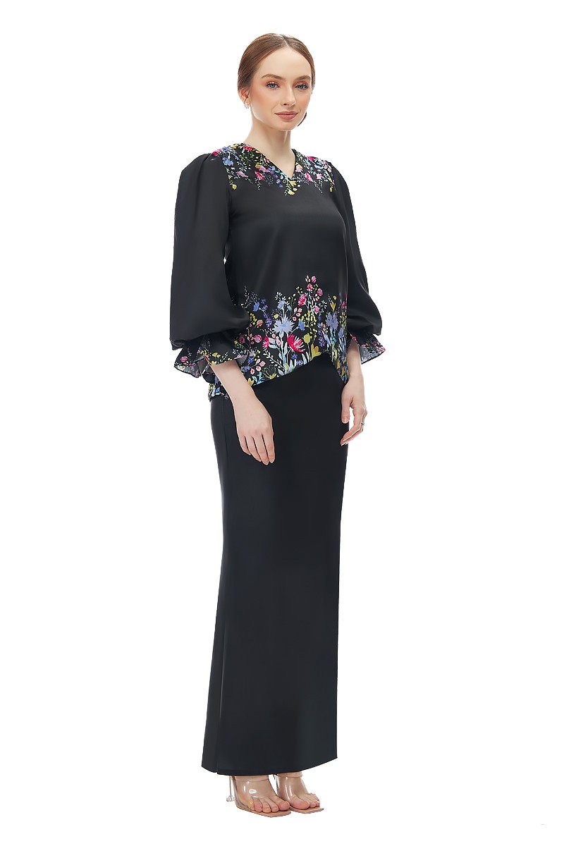 HAILEY MINI KURUNG IN BLACK