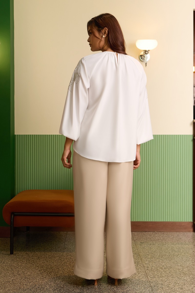 LAURA BLOUSE IN WHITE