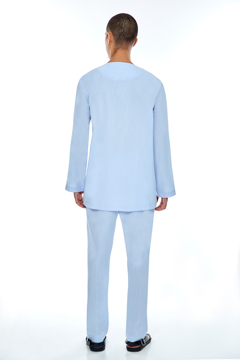 BAJU MELAYU (ISKANDAR) IN SKY BLUE
