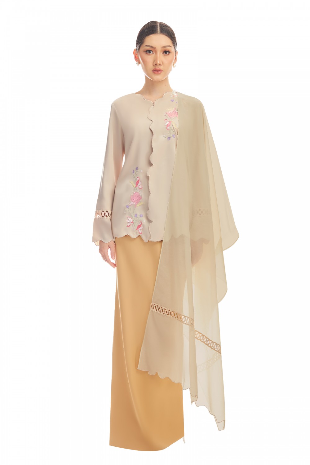 HALLIE KURUNG IN NUDE BEIGE