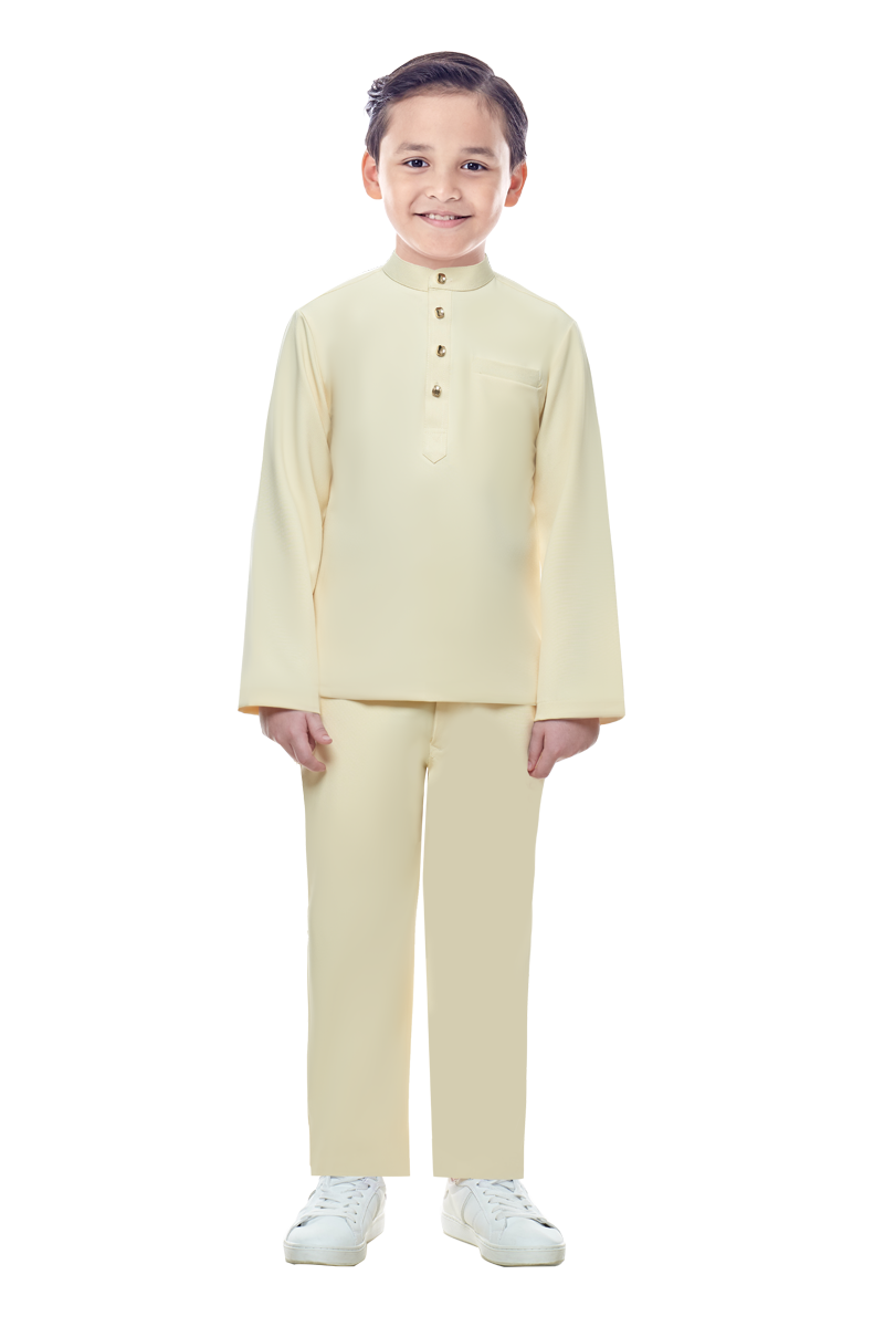 BAJU MELAYU KIDS (MATEEN) IN YELLOW