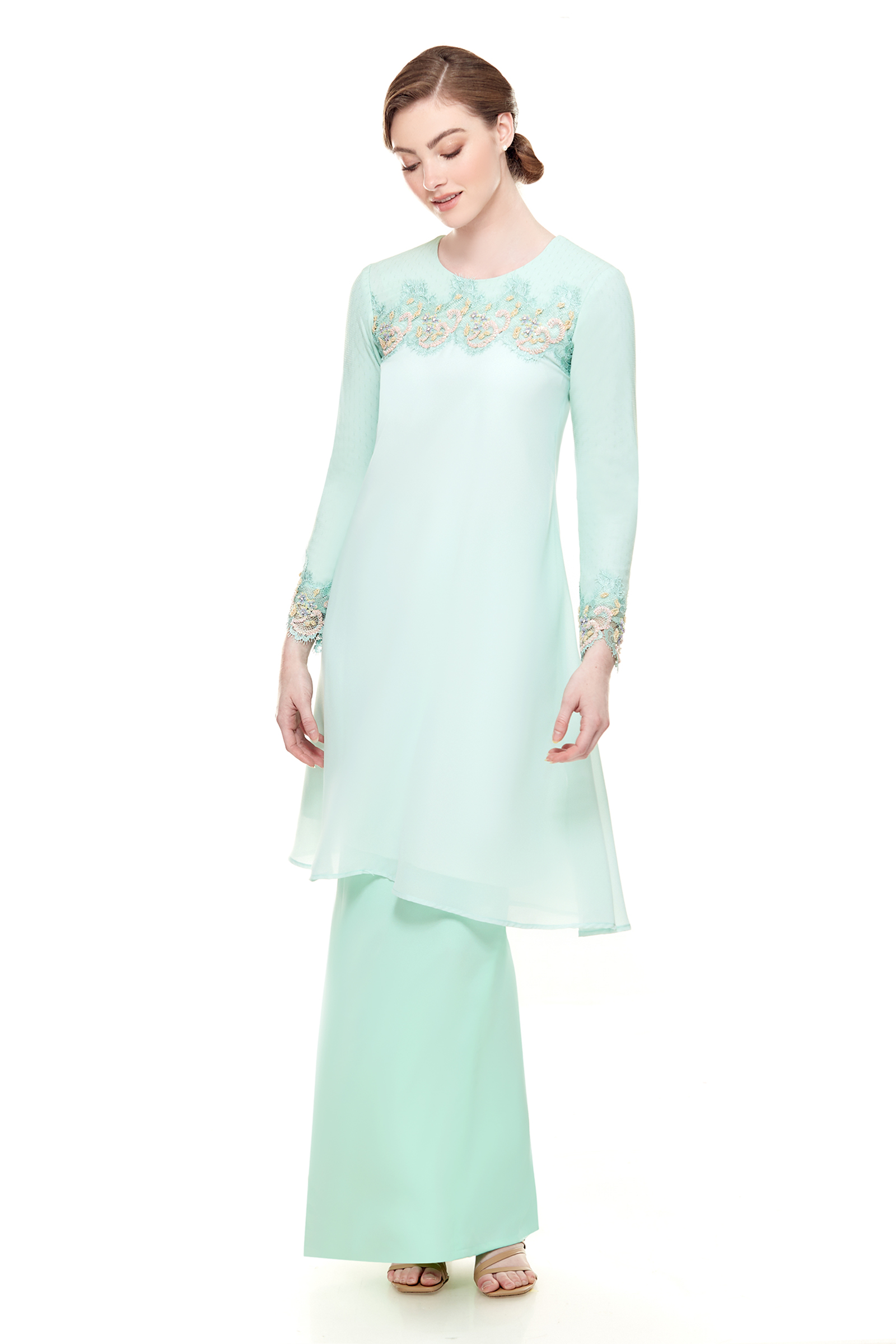 JannahNoe Kurung Modern Wear Scarves Baju Kurung Brides Series