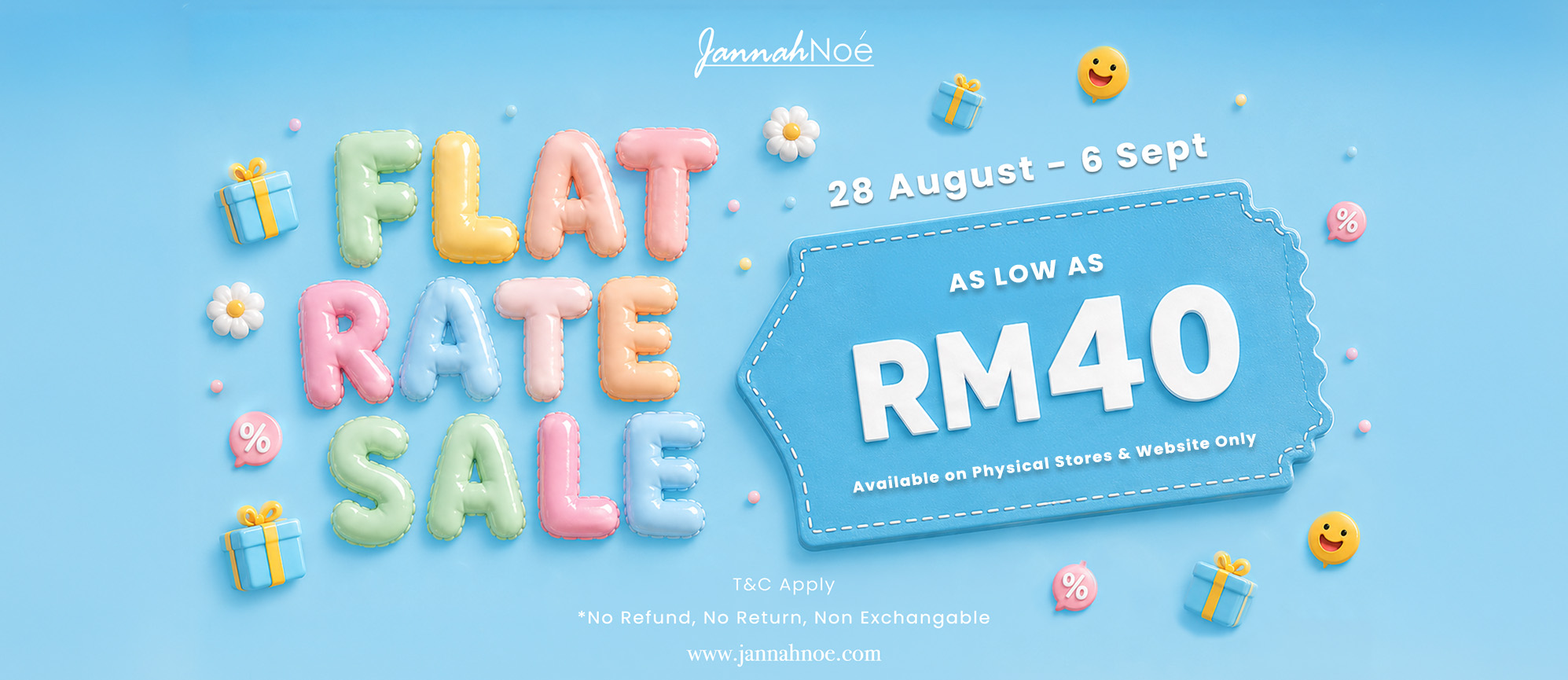 FLAT RATE SALE